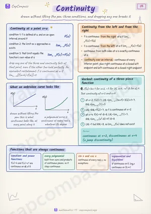 Continuity revision notes, page 1 of 4