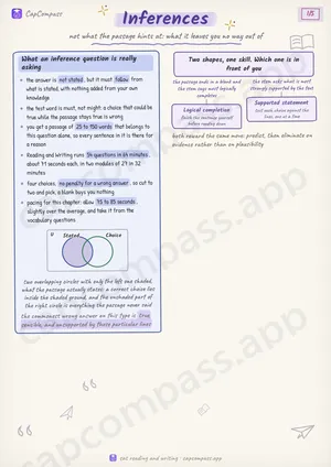 Inferences revision notes, page 1 of 5
