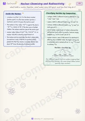 Nuclear Chemistry and Radioactivity revision notes, page 1 of 10