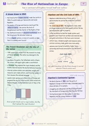 The Rise of Nationalism in Europe revision notes, page 1 of 5